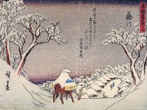 hiroshige-payasge-maison-et-homme-sous-la-neige--2-