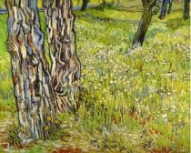 Van Gogh - Troncs d’arbre dans l’herbe (1890)