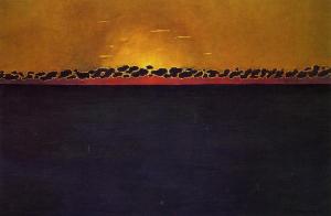 Felix-Vallotton-Sunset-Gray-Blue-High-Tide