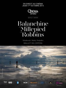 Robbins, Millepied, Balanchine, affiche