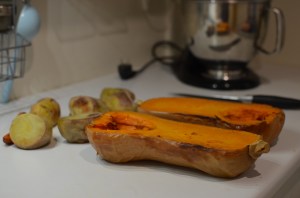 Courge butternut au four