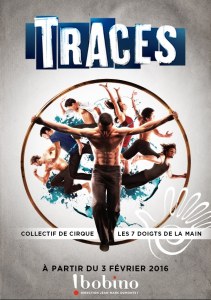 Traces, Les 7 doigts de la main, affiche Bobino