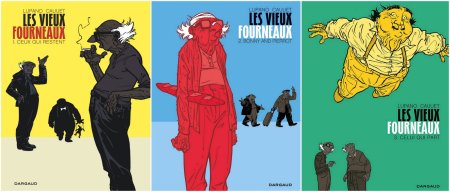 Les vieux fourneaux, couvertures