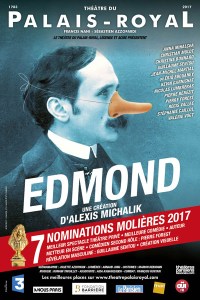 Edmond, théâtre du Palais Royal, affiche