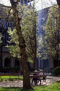 Le jardin du musée des beaux-arts de Lyon