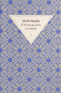 Couverture du roman, C'est moi qui éteins les lumières