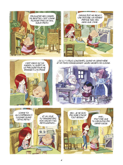 Planche extraite de La cuisine de Mamette