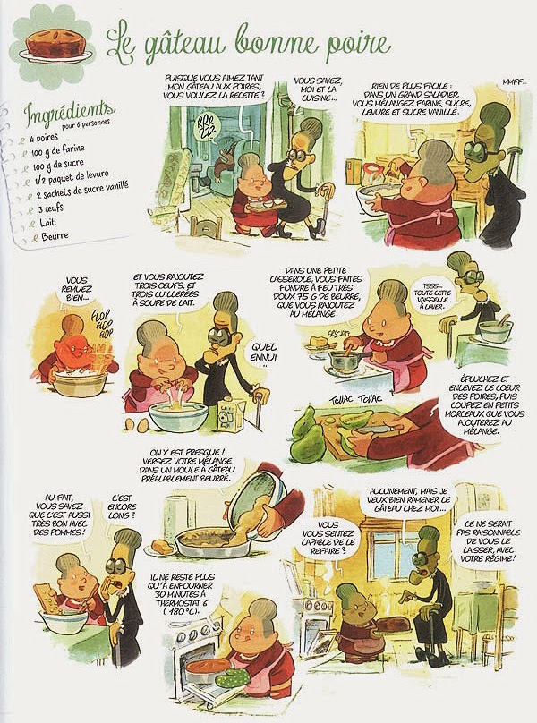 Planche extraite de La cuisine de Mamette