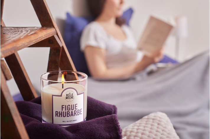 Bougie figue-Hrubarbe