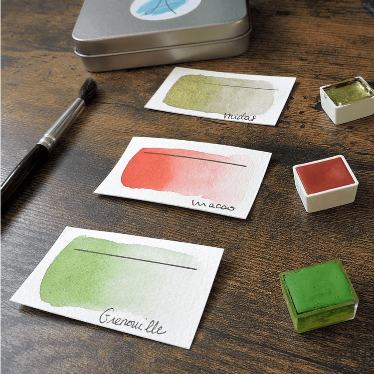 Set de noel aquarellab