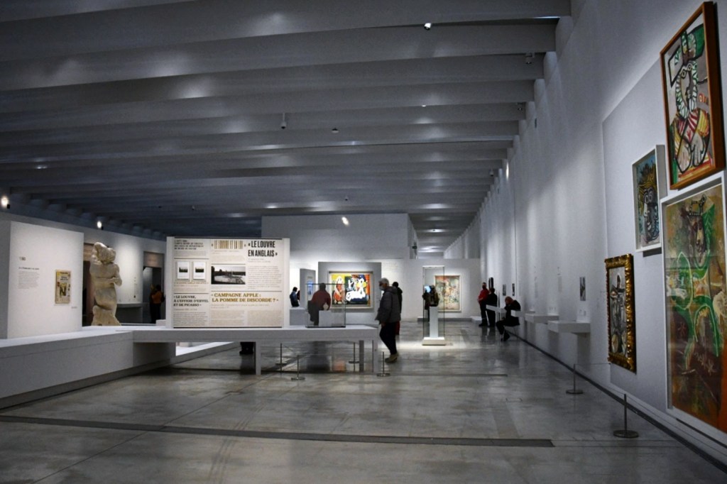 Salle de l'exposition Les Louvre de Pablo Picasso au Louvre Lens